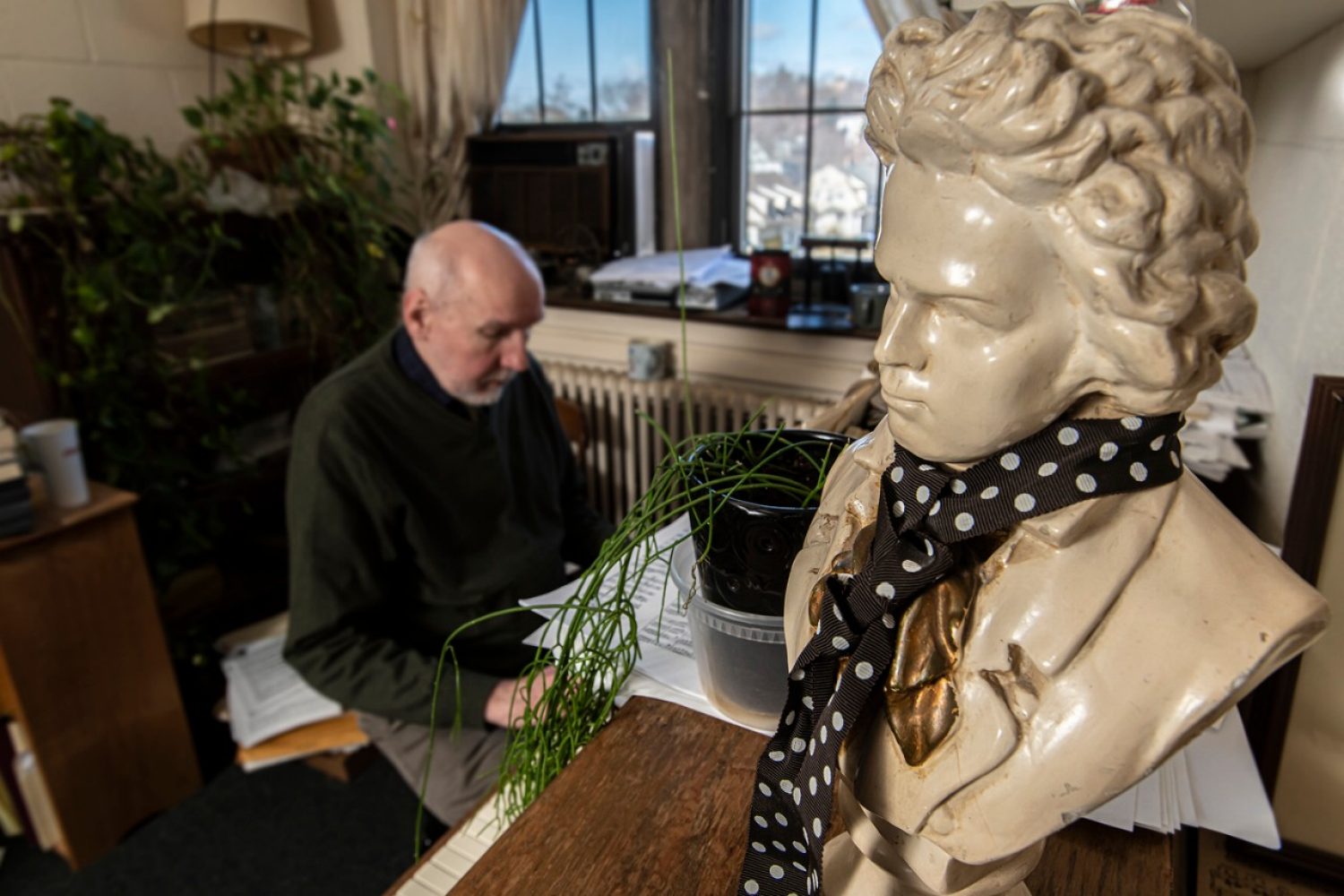 Bust of Beethoven; Jeremiah McGrann