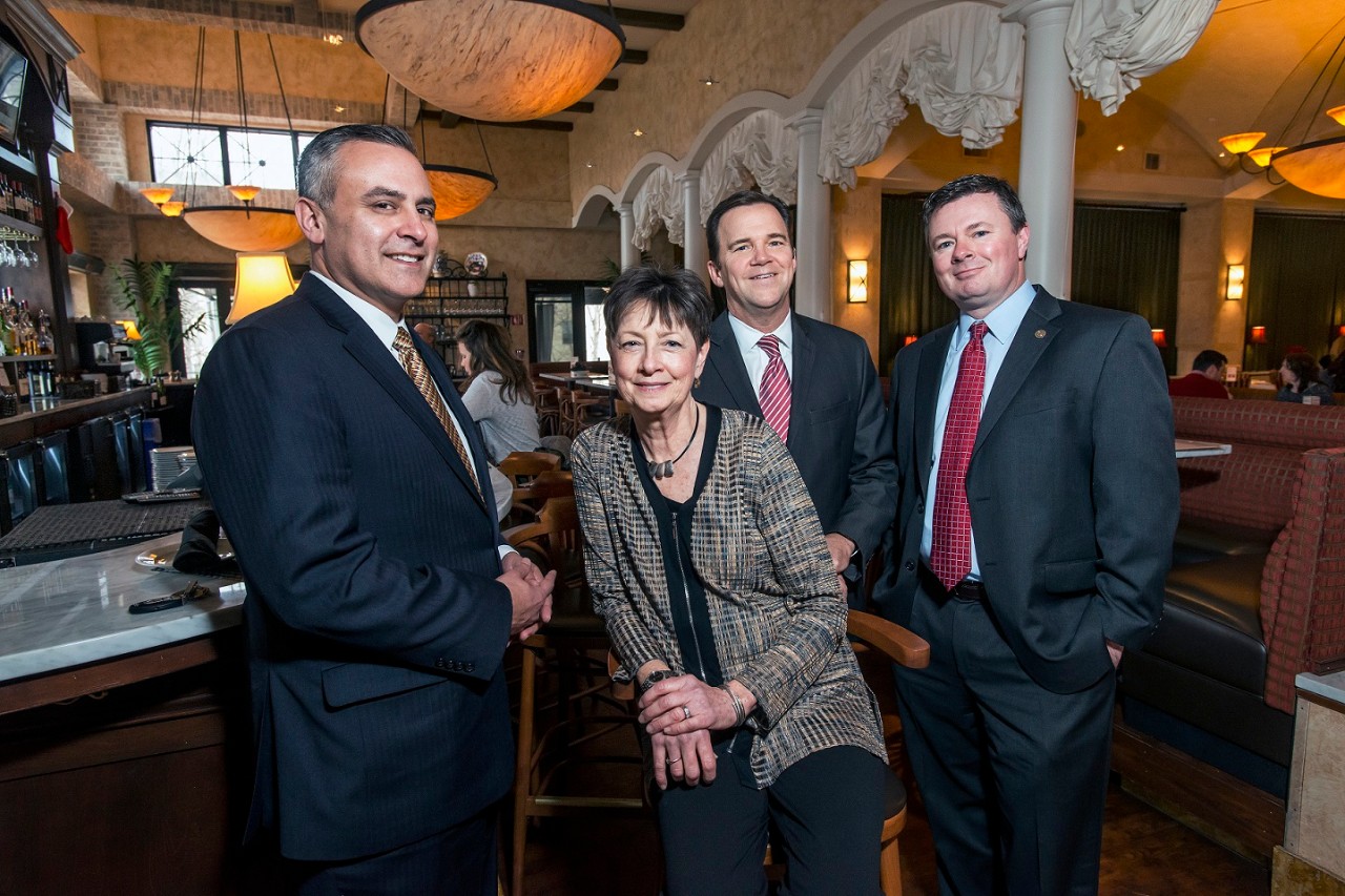 John Zona, Joyce King, John Burke and Michael Lochhead