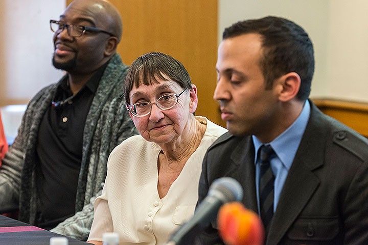 Eric Charette and his mother Mary Jane.