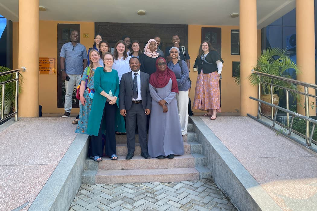 Photon of community members in Zanzibar