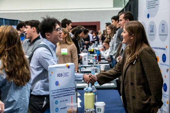 Students at Career Fair