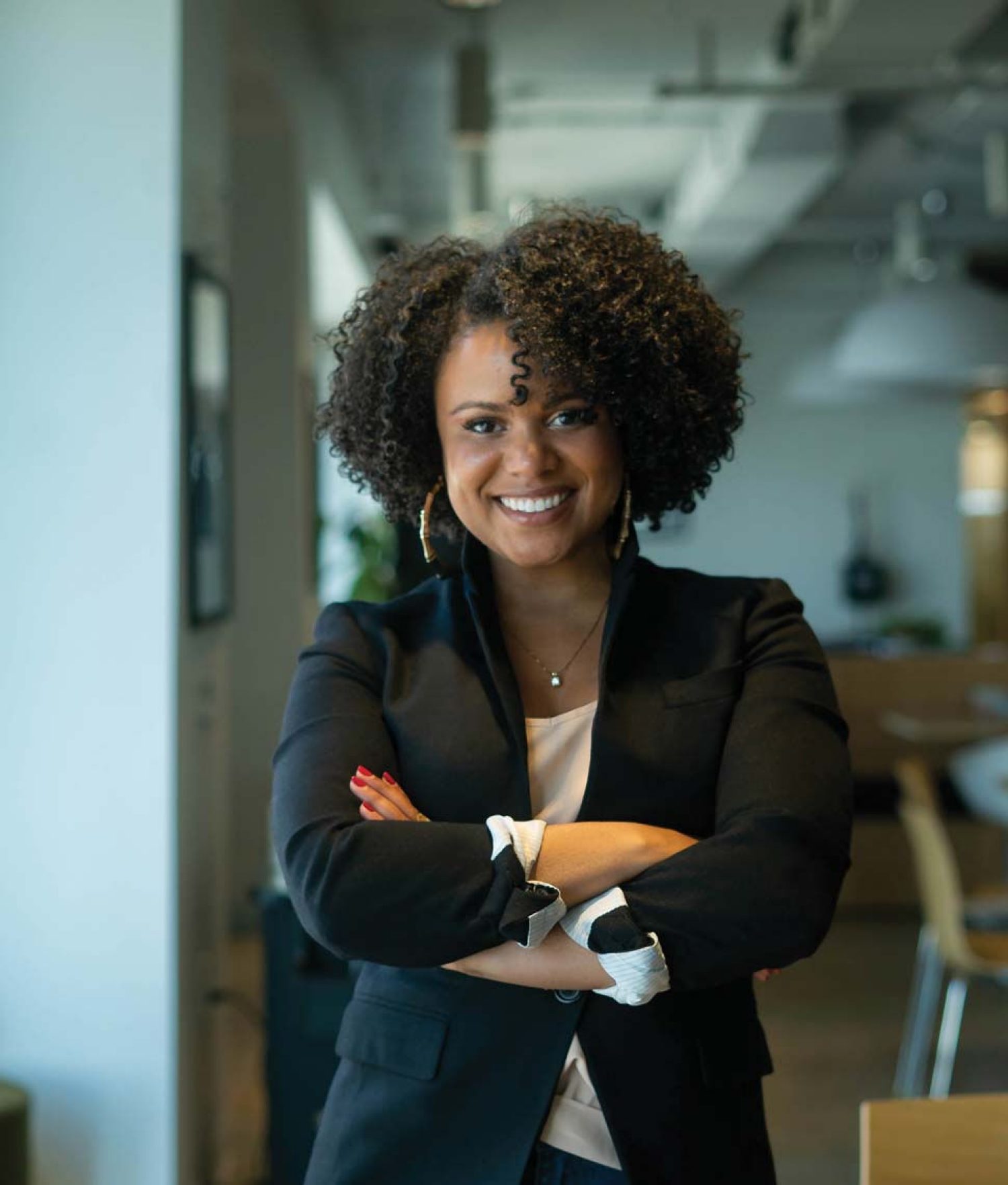 Photo of Dawn Myers in the office