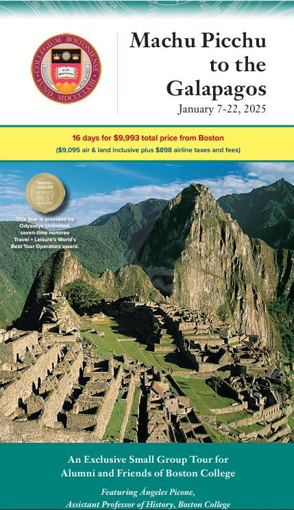 Machu Picchu brochure