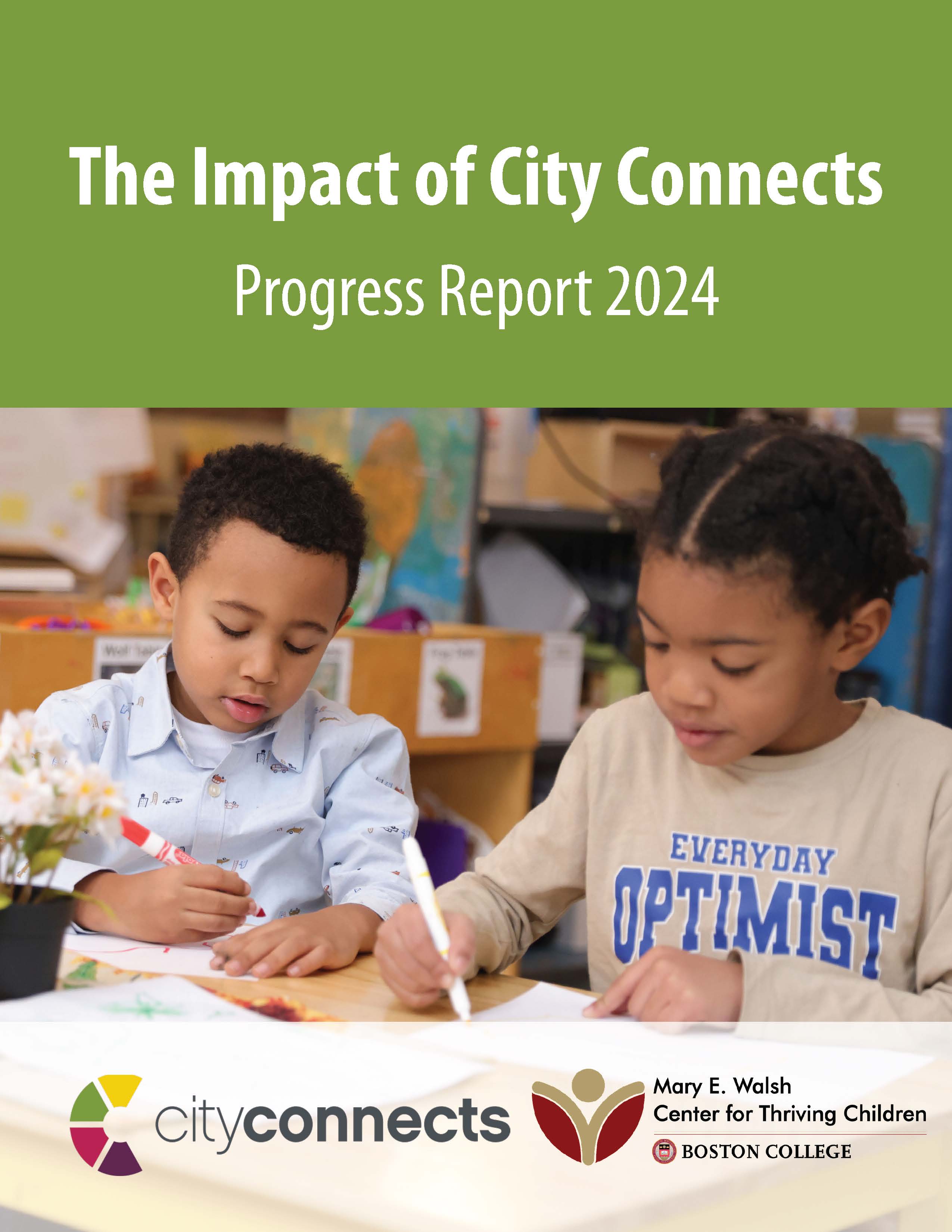 City Connects Progress Report Cover