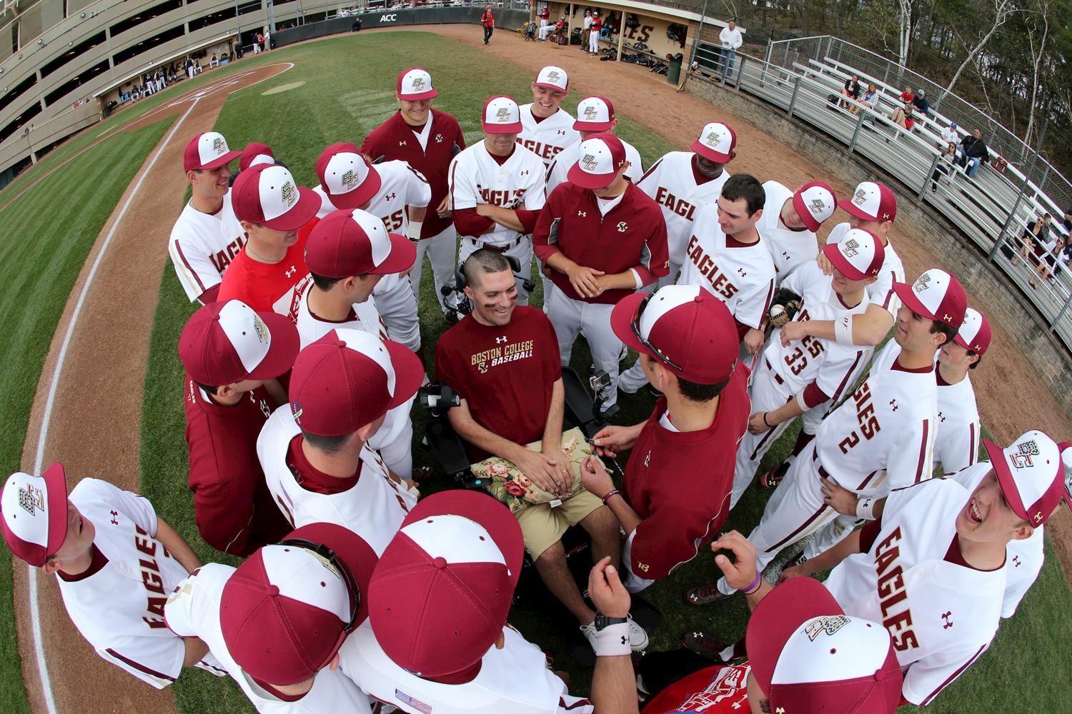 Pete Frates and baseball team