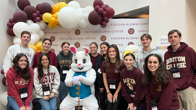 Student Alumni Association at Christmas tree lighting