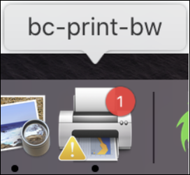 mac printer hold for authentication sierra