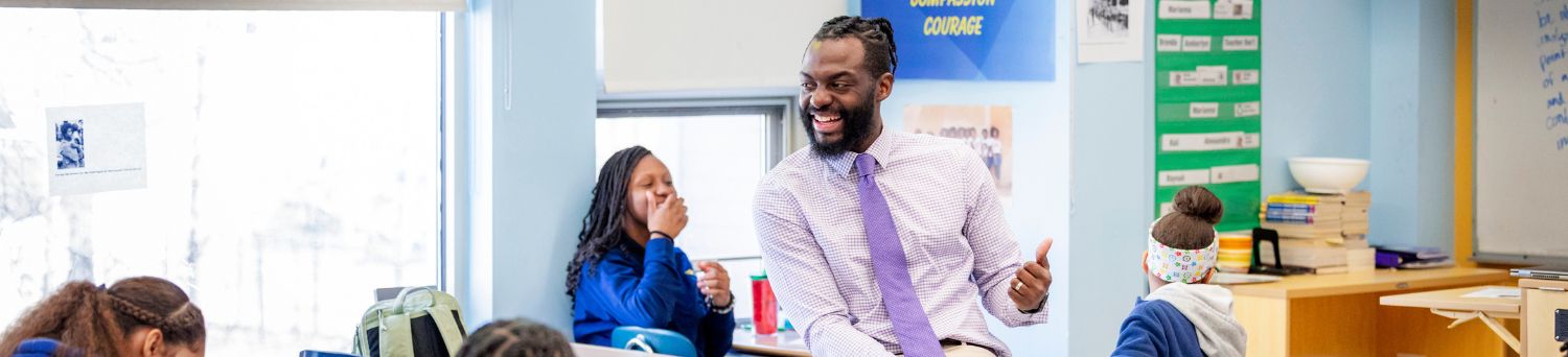 Donovan Scholars in a classroom