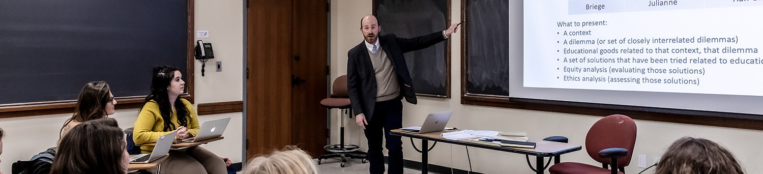 BC faculty in classroom