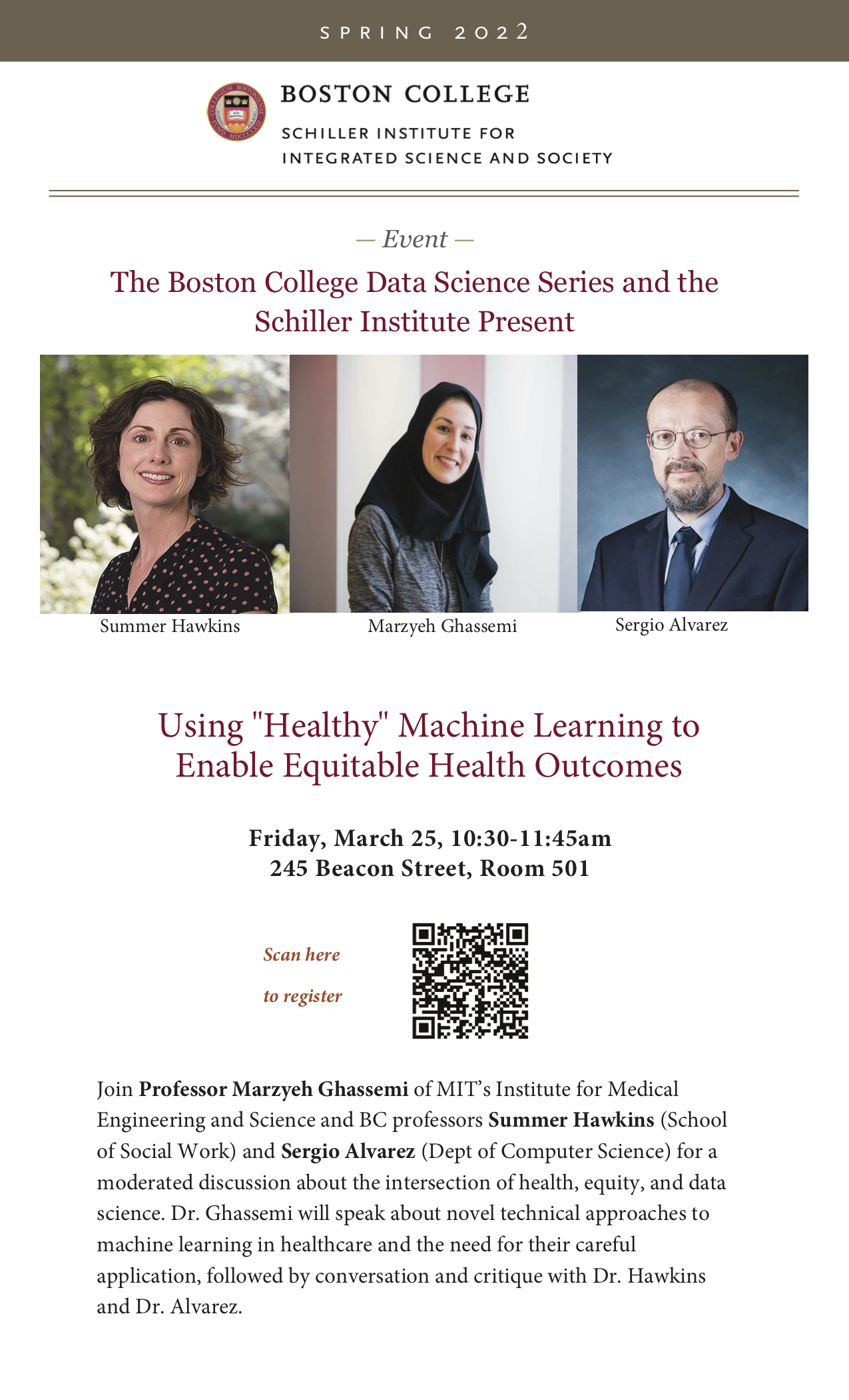 Healthy Machine Learning March 25