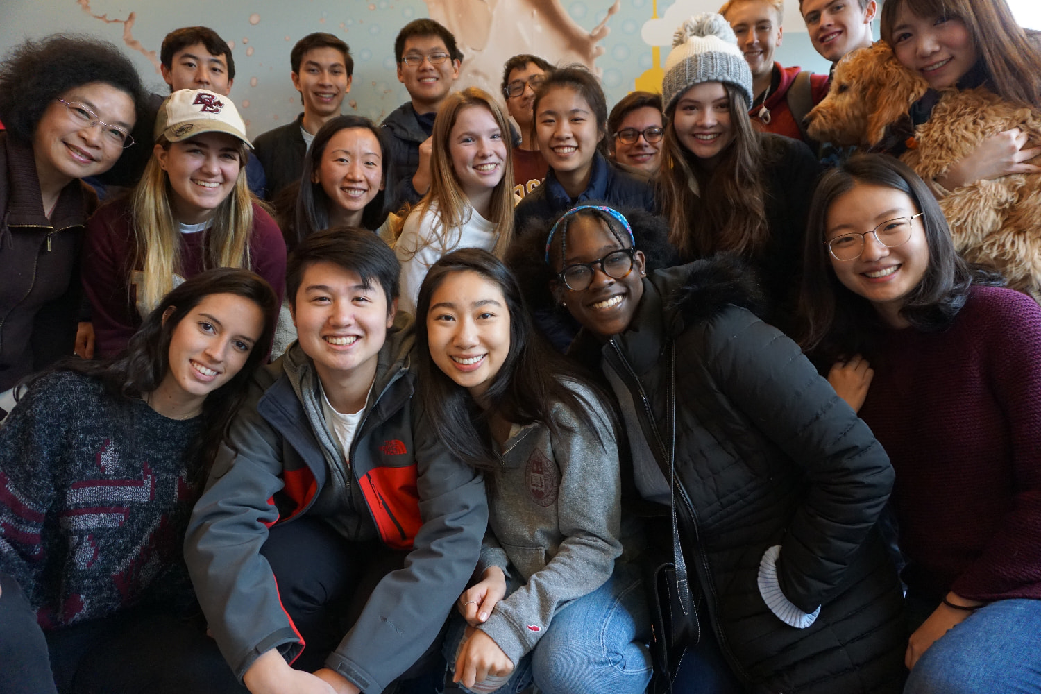 Students and teachers from Elementary Chinese class